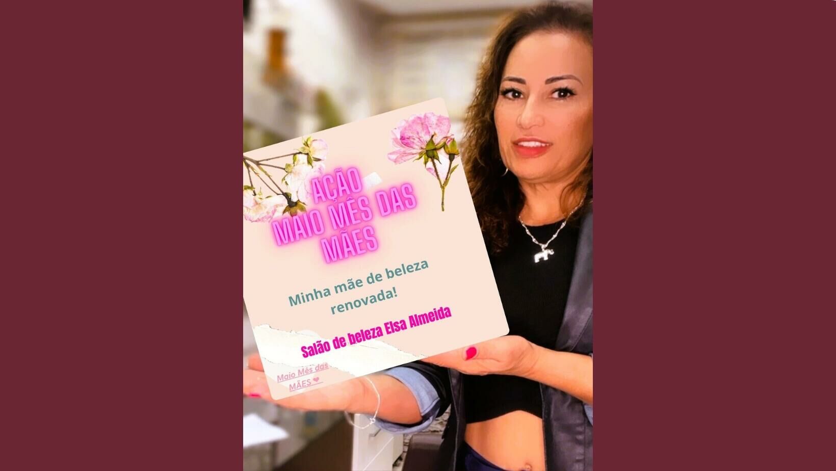 Imagem de compartilhamento para o artigo Salão Elsa Almeida celebra o Dia das Mães com sorteio especial de beleza: Minha Mãe de Beleza Renovada da MS Todo dia